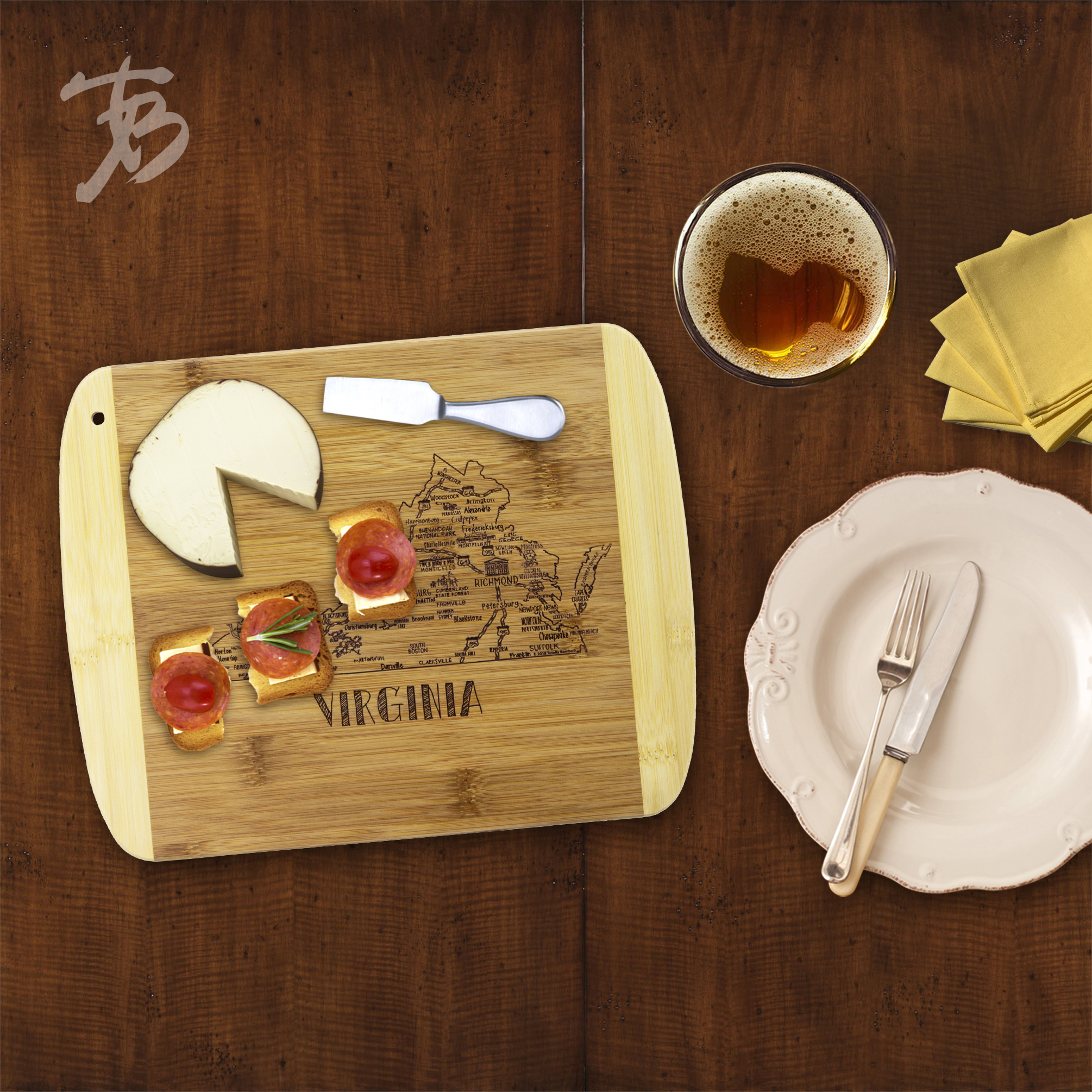 A Slice of Life Virginia Serving & Cutting Board 6