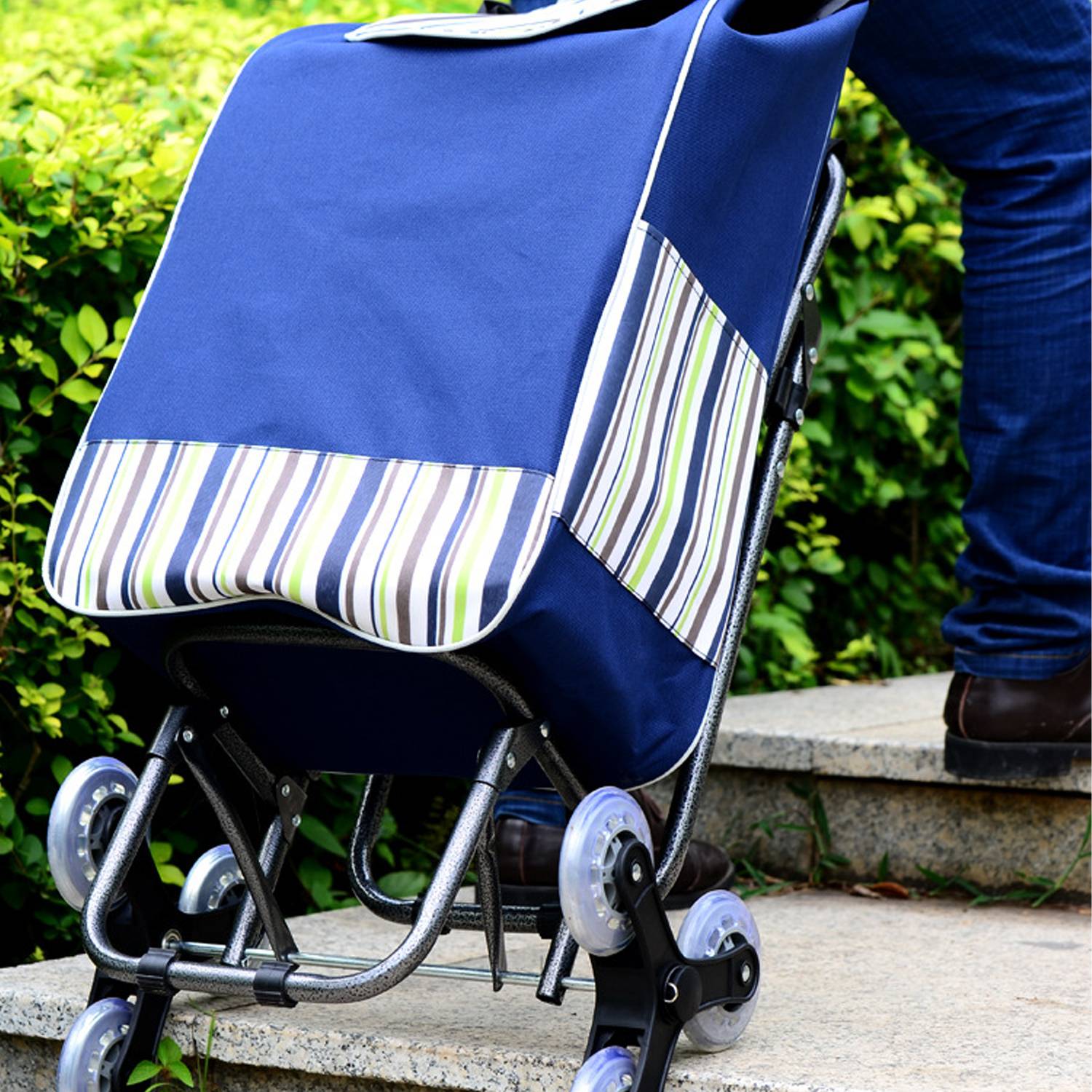 Portable Lightweight Foldable Luggage Shopping Cart/Trailer 3