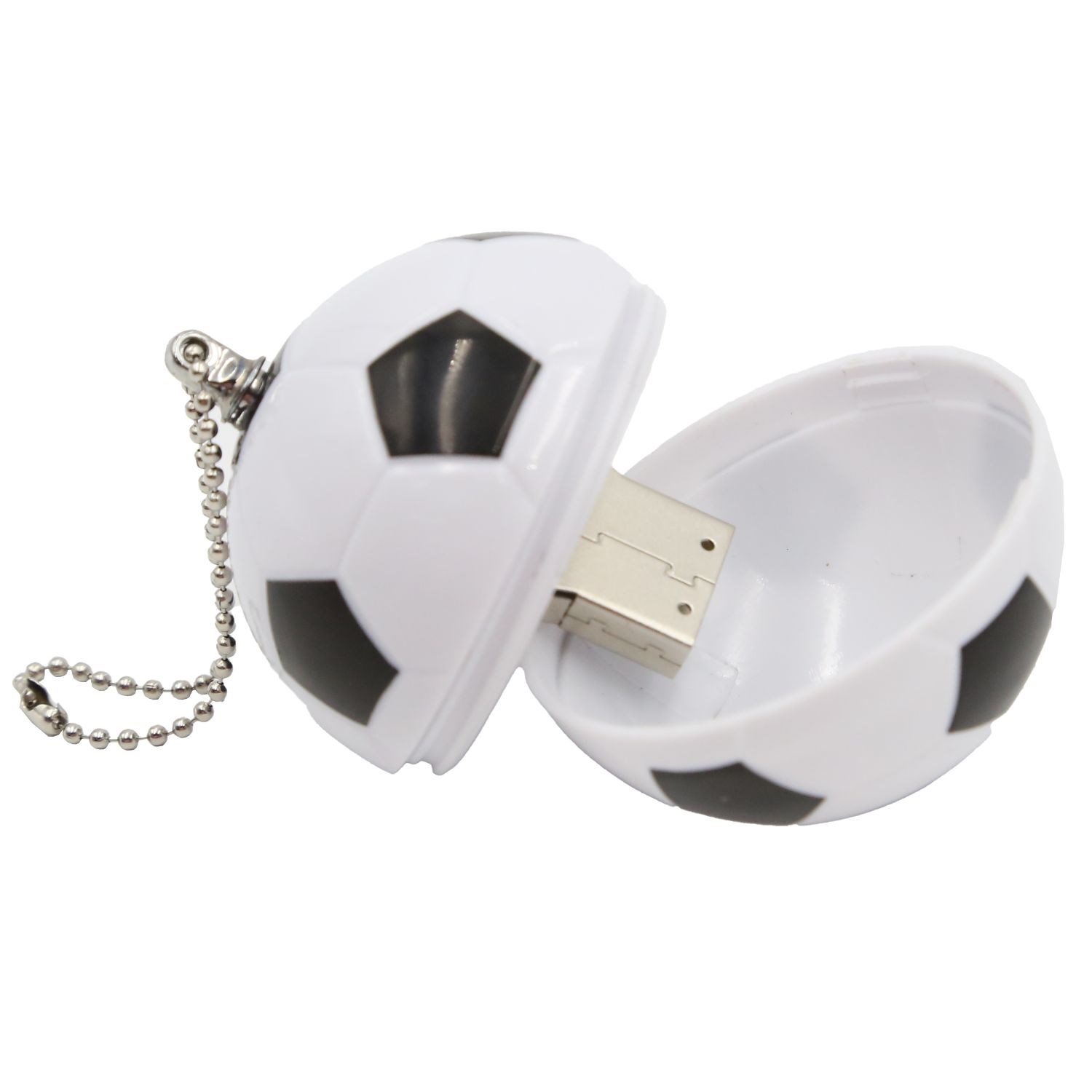 Soccer Shaped Fast USB Drive with Keyring 2