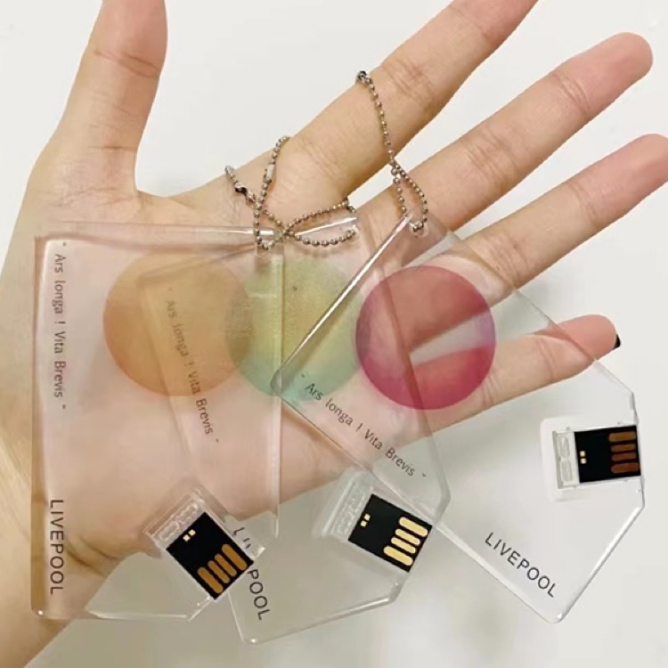 Crystal Clear USB Business Card 7
