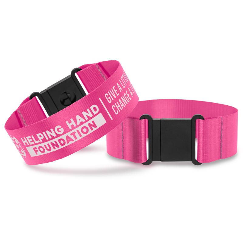 Custom Breakaway Polyester Wristbands 80