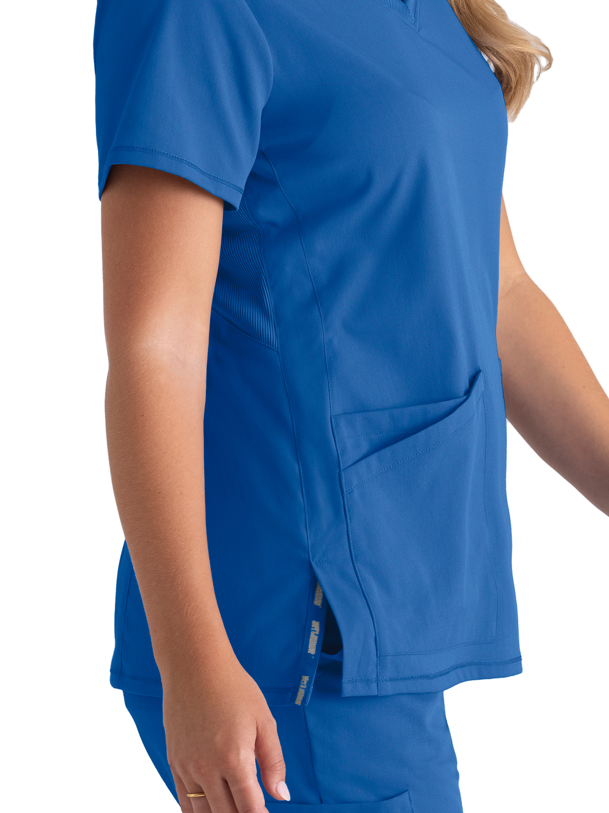Grey's Anatomy Spandex Stretch - Women's Three-Pocket V-Neck Serena Scrub Top 19