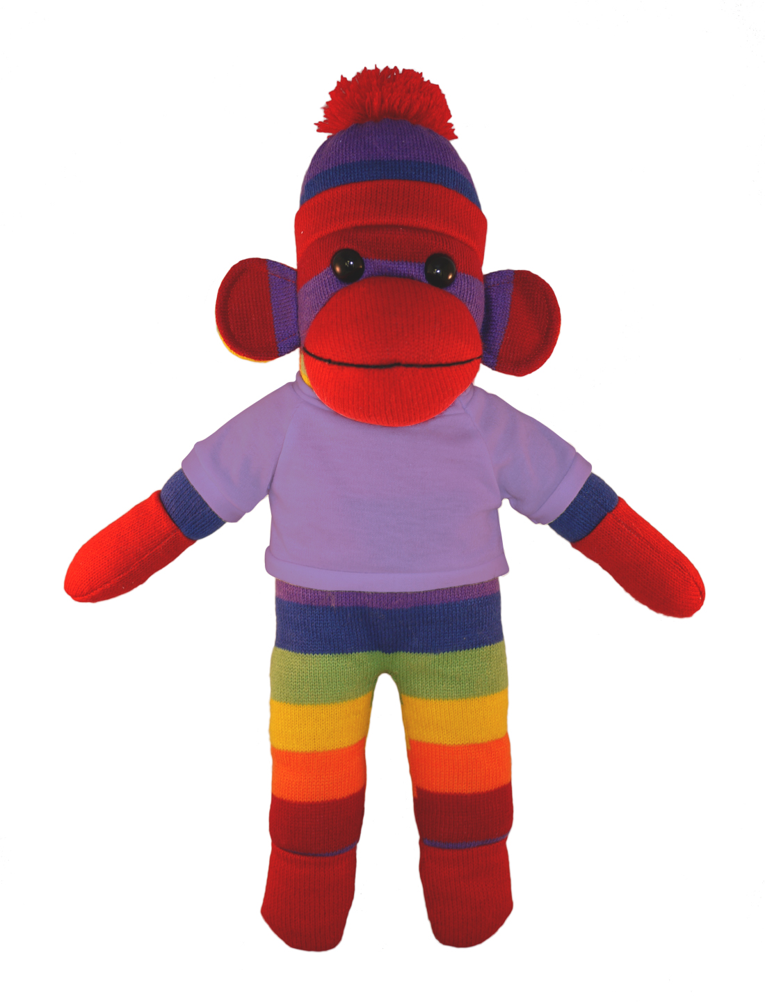 Rainbow Sock Monkey with Tee 6