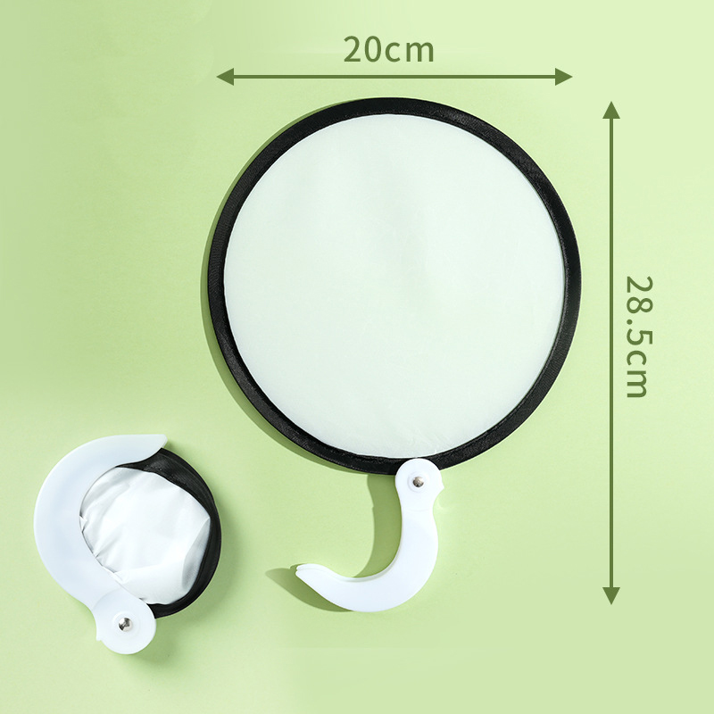 Foldable Round Fan with Handle 13