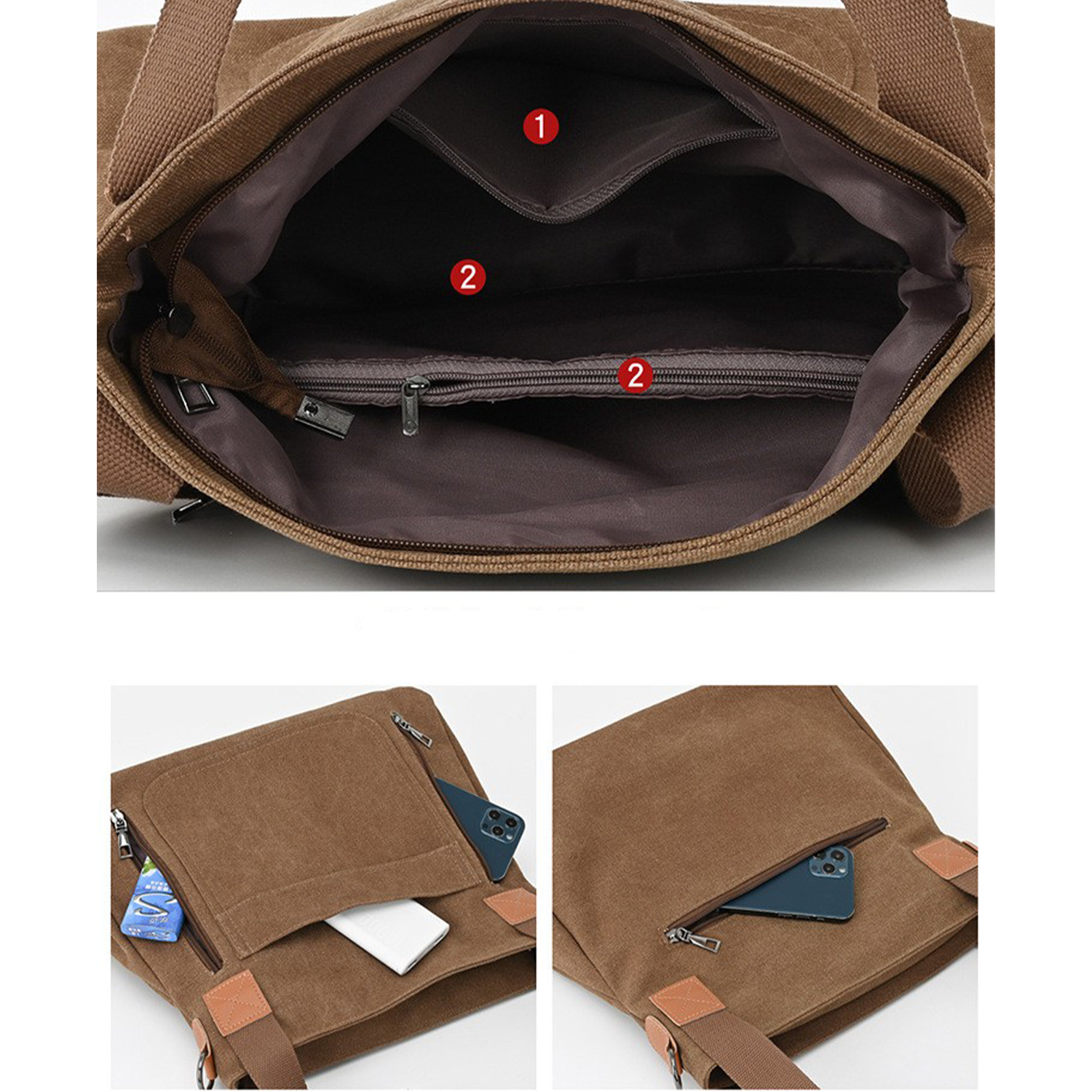 Canvas Handbag Crossbody Bag for Women 14
