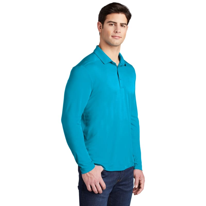 Sport-Tek Posi-UV Pro Long Sleeve Polo. 12