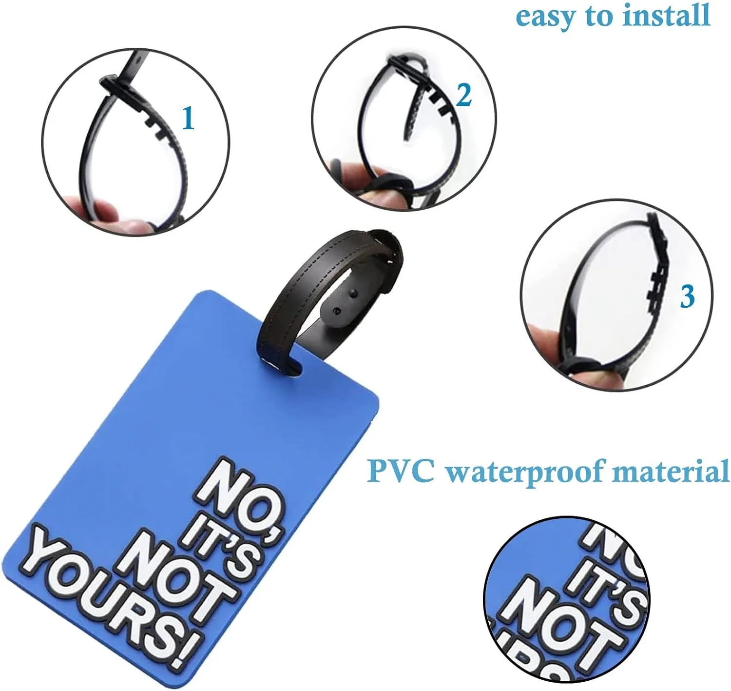PVC Luggage Tag 4