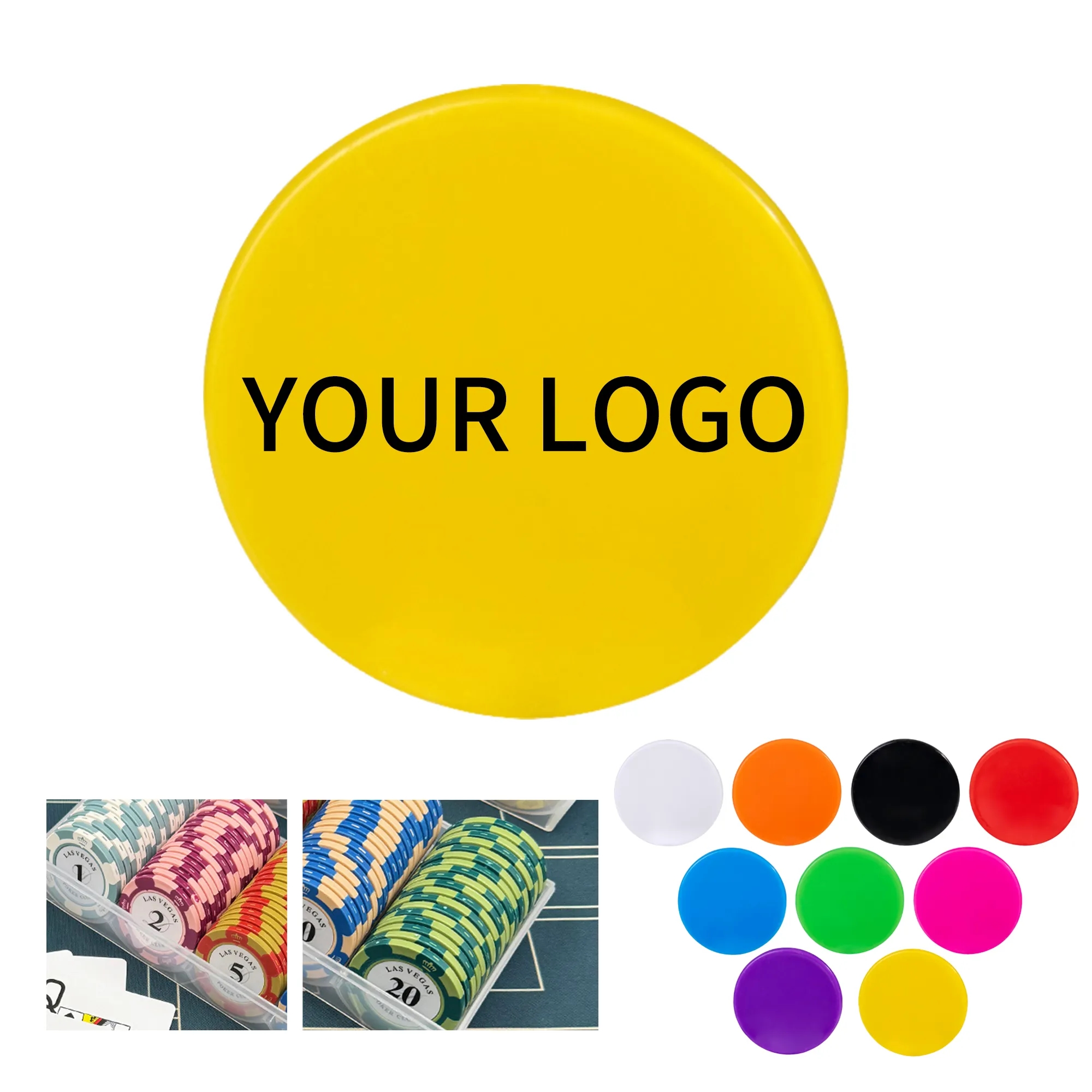 Casino Poker Chip Custom 1.4 Inch 8