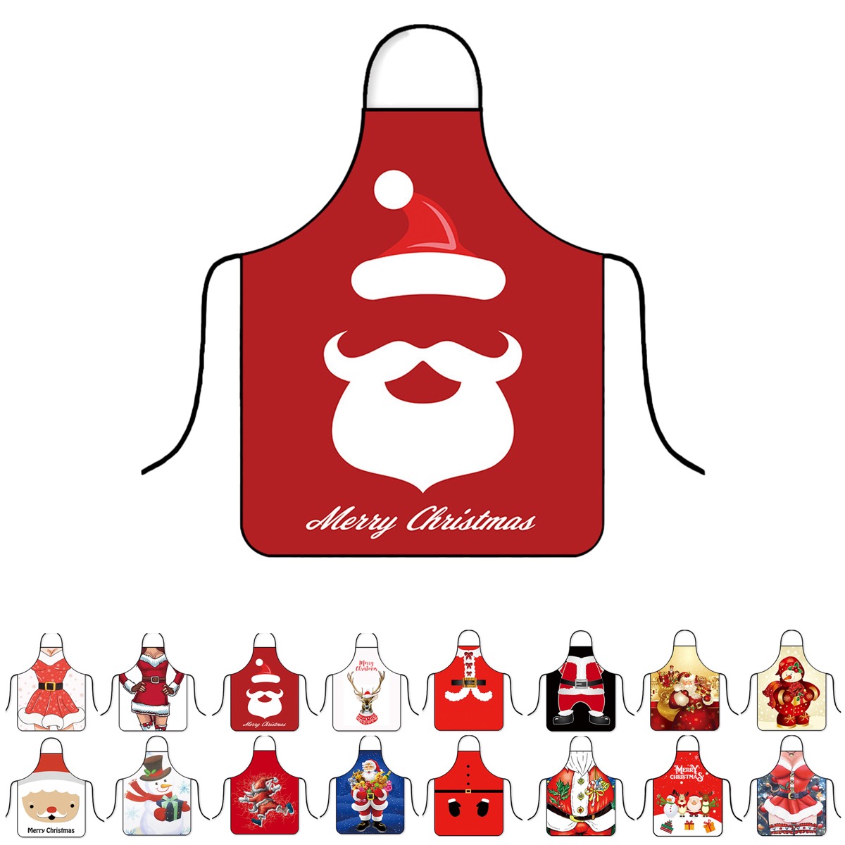 Waterproof Custom Christmas Apron for Holiday Cooking and Baking 3