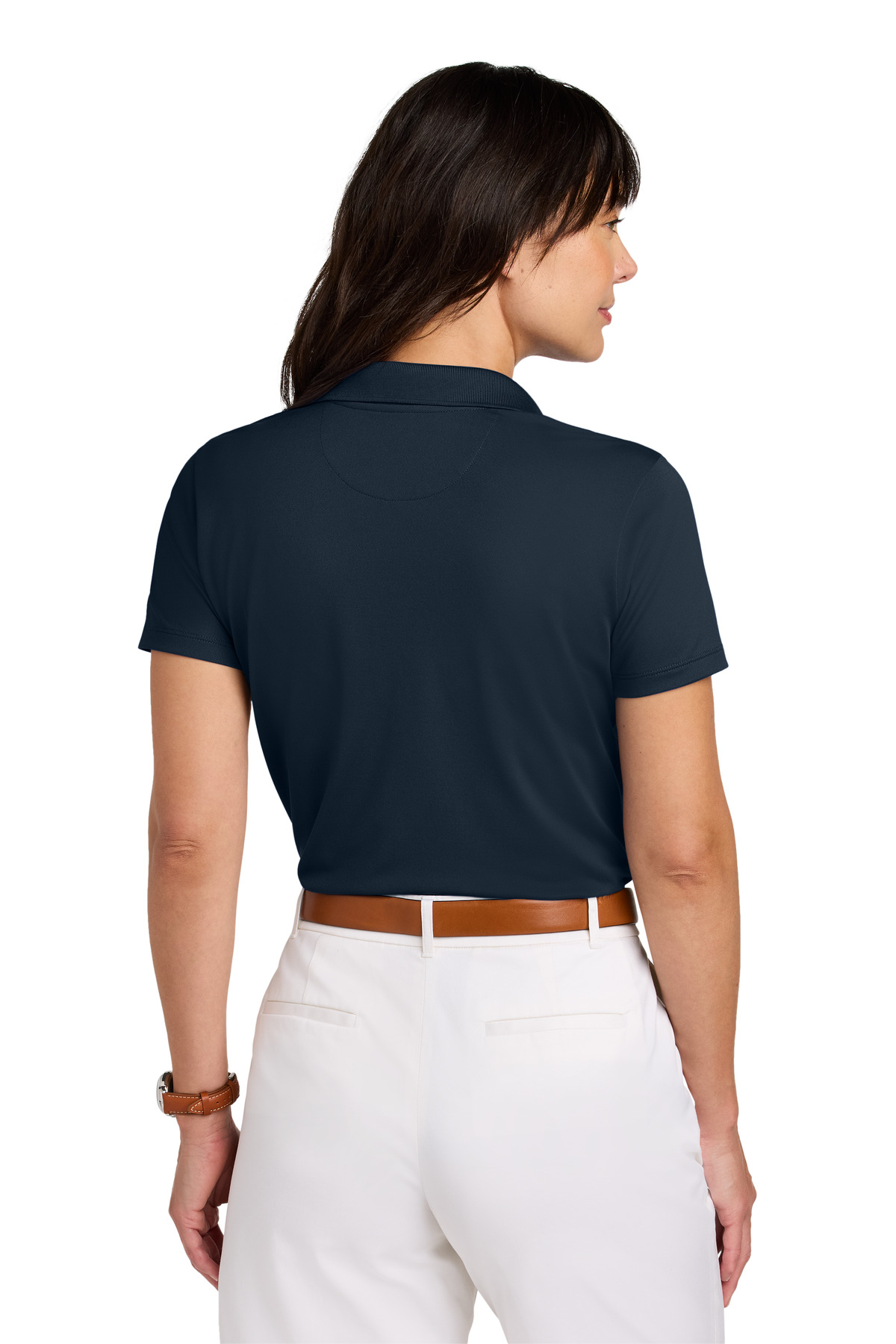 Brooks Brothers Women's Mesh Pique Performance Polo BB18221 7