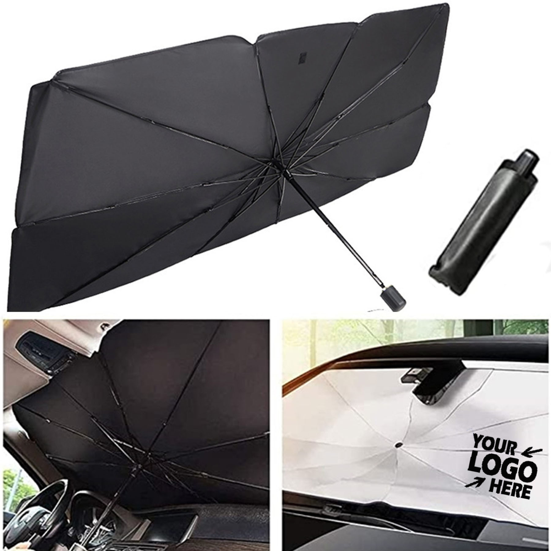 Vehicle Windshield Sun Umbrella 2