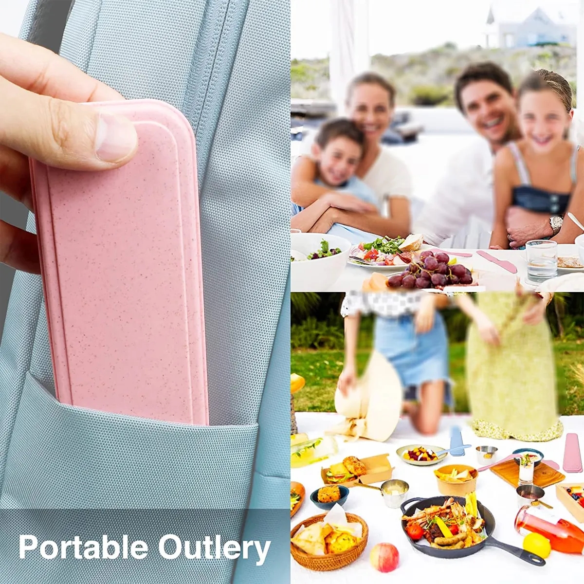 Reusable Portable Utensils Set with Case 6