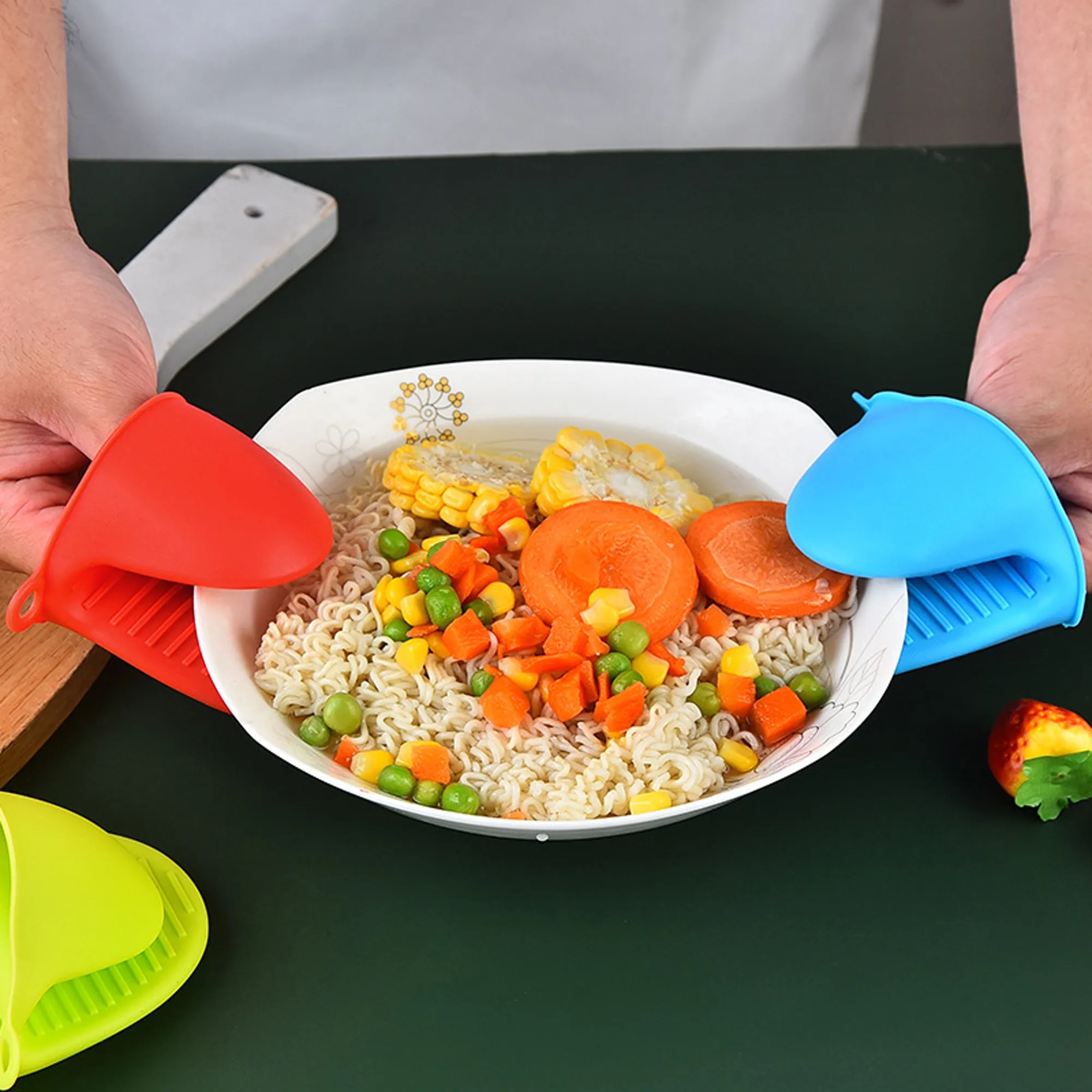 Kitchen Silicone Oven Microwave Mitt MOQ50pcs 4