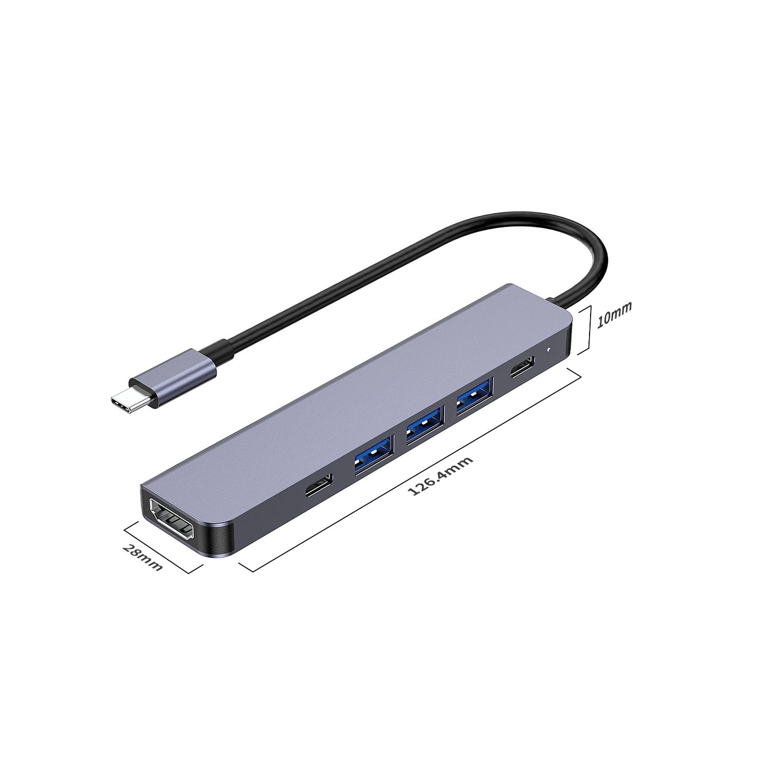 USB-C 6-in-1 Multiport Hub 3