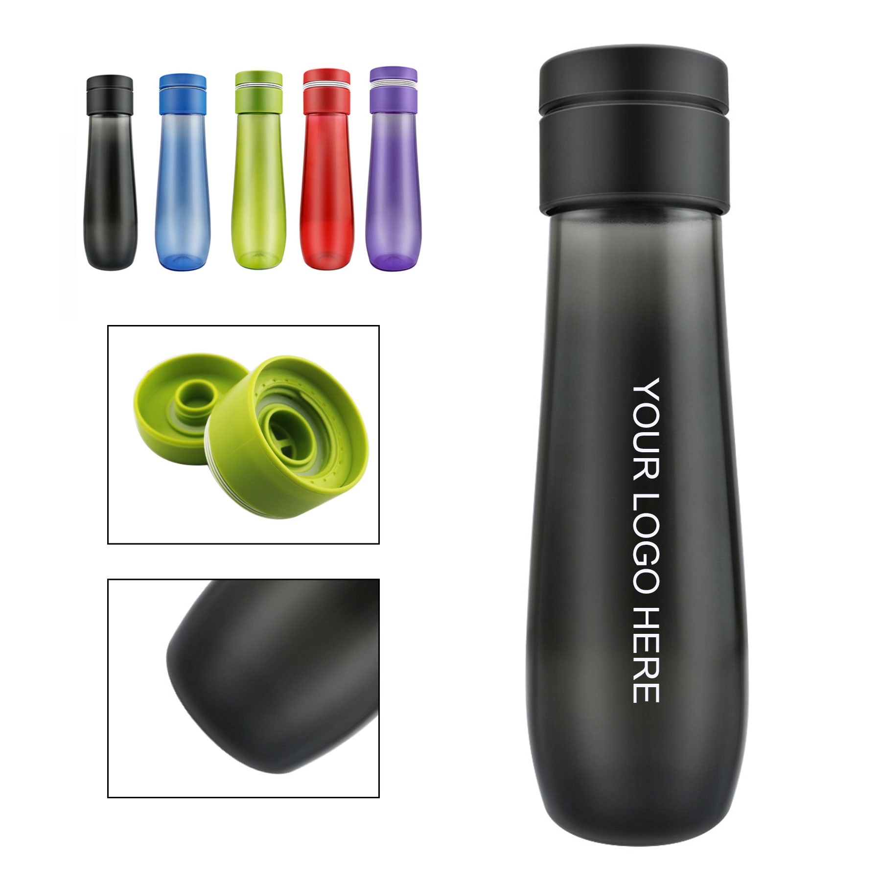 16 OZ Smart Plastic Water Bottle 1