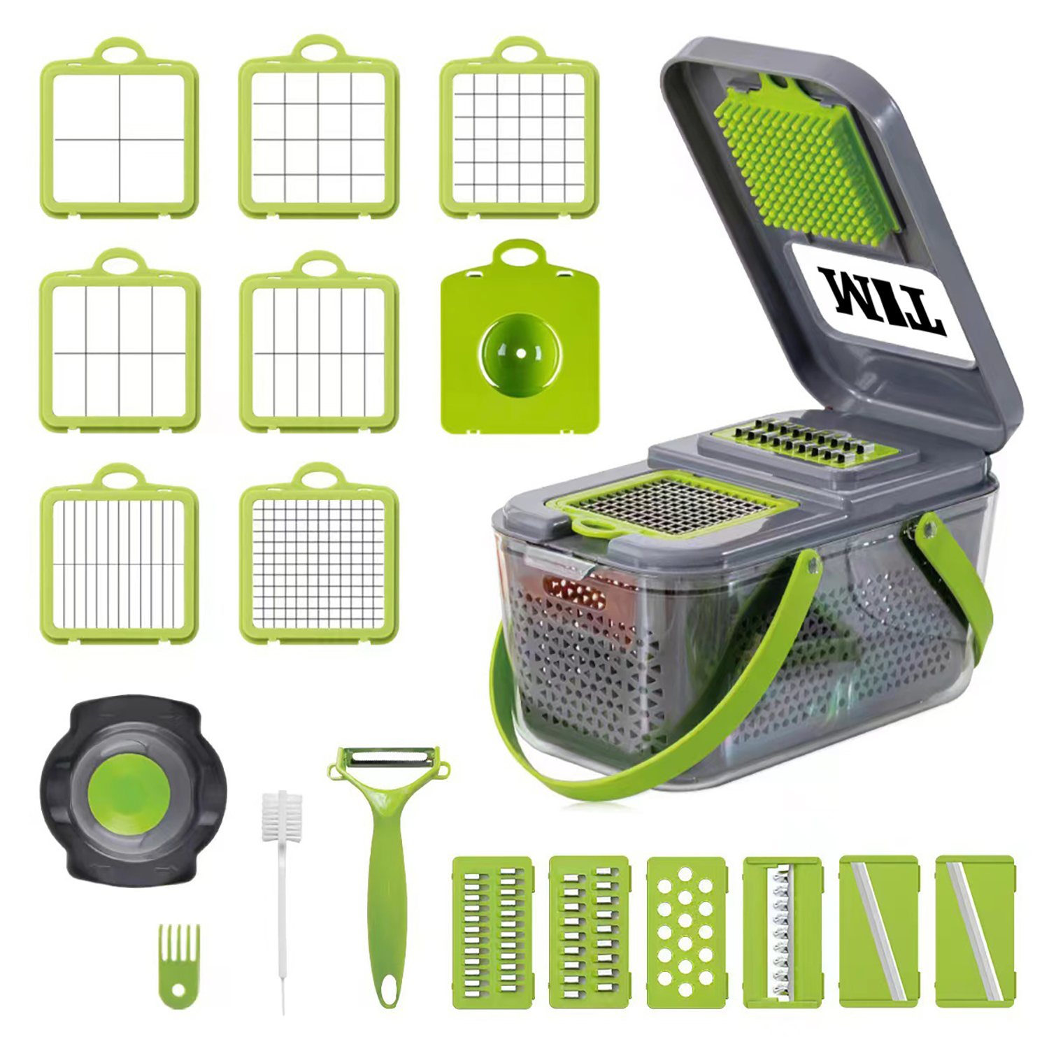 22-in-1 super Chop Pro Vegetable Chopper & Dicer Set