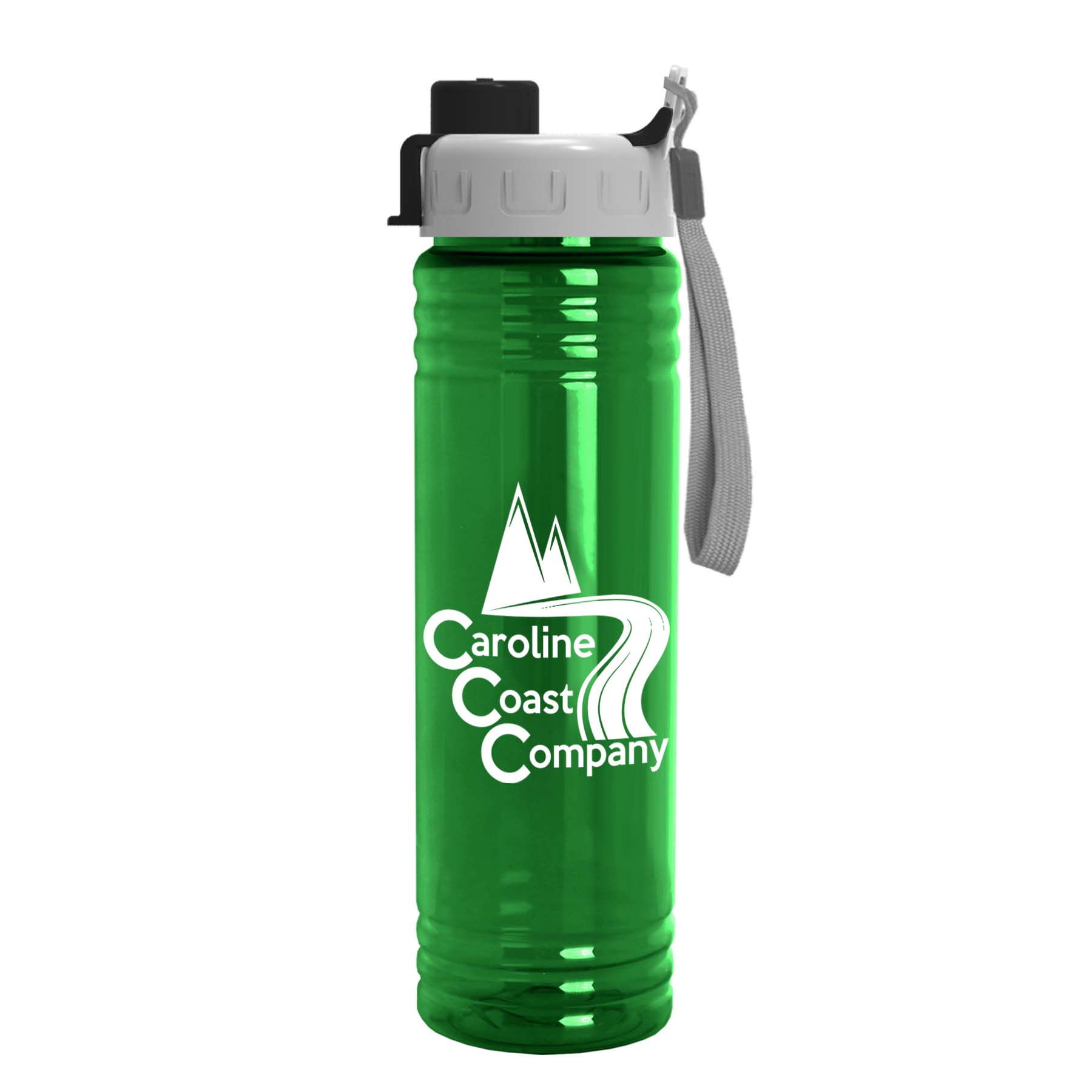 24 oz. Slim Fit UpCycle RPET Bottles with Quick Snap 2