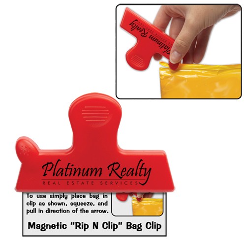 Magnetic "Rip N Clip" Bag Clip 2