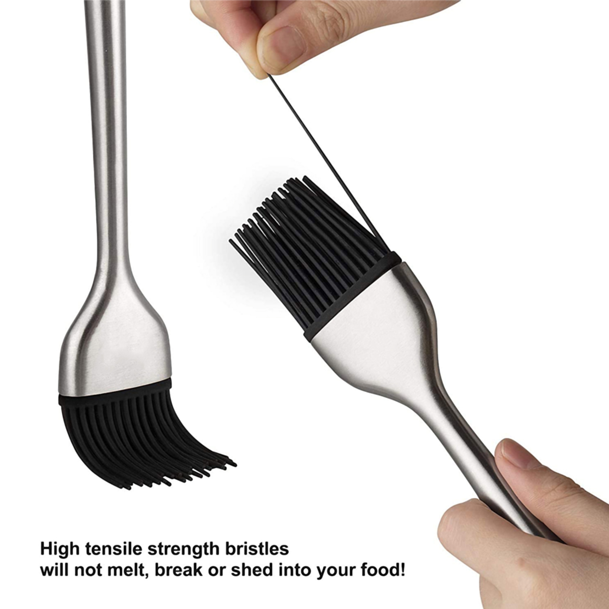 Heat-Resistant Silicone BBQ Basting Brush 4