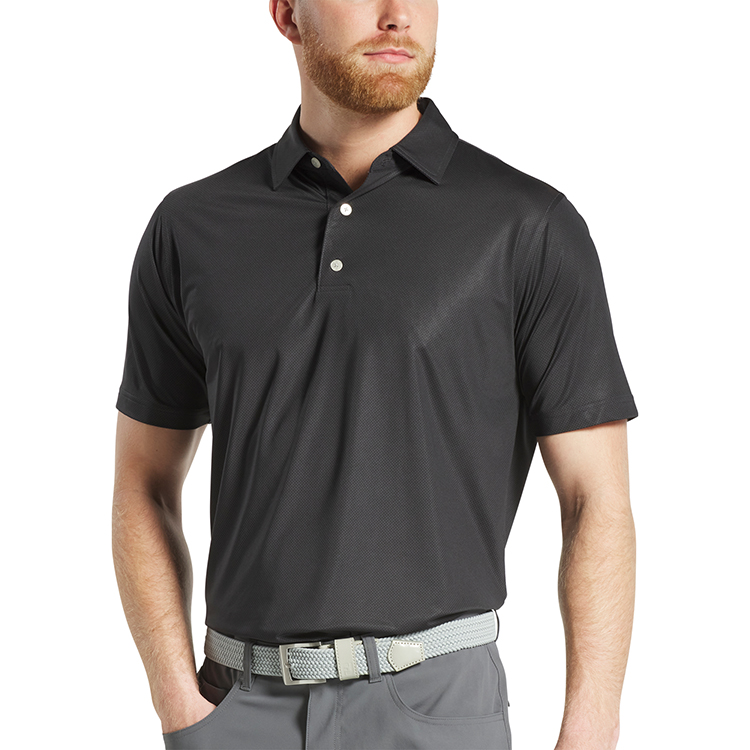 FootJoy Tonal Dot Print Lisle Polo 6