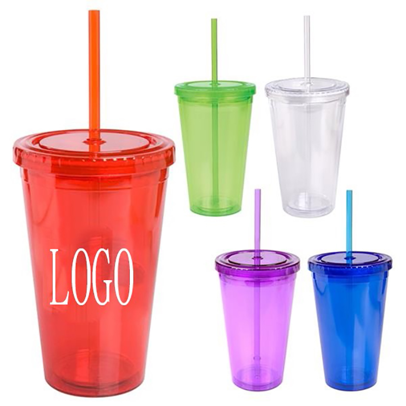 Translucent BPA-free double walled tumbler