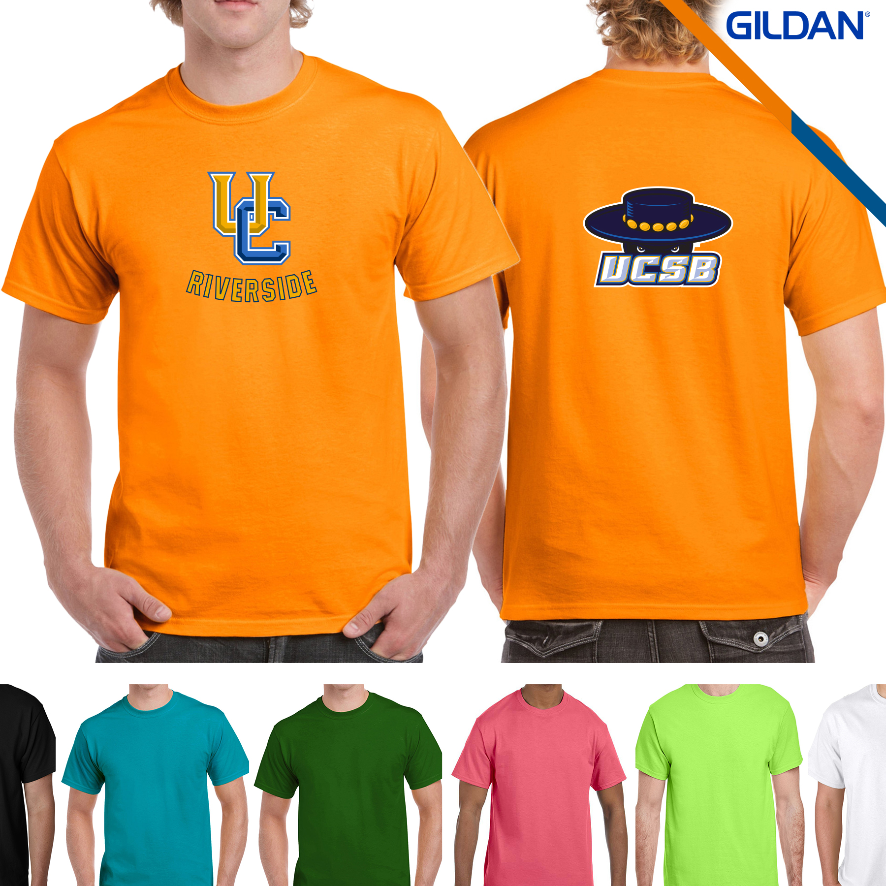 Gildan® 5.3 oz 100% Cotton Preshrunk T-shirts 1