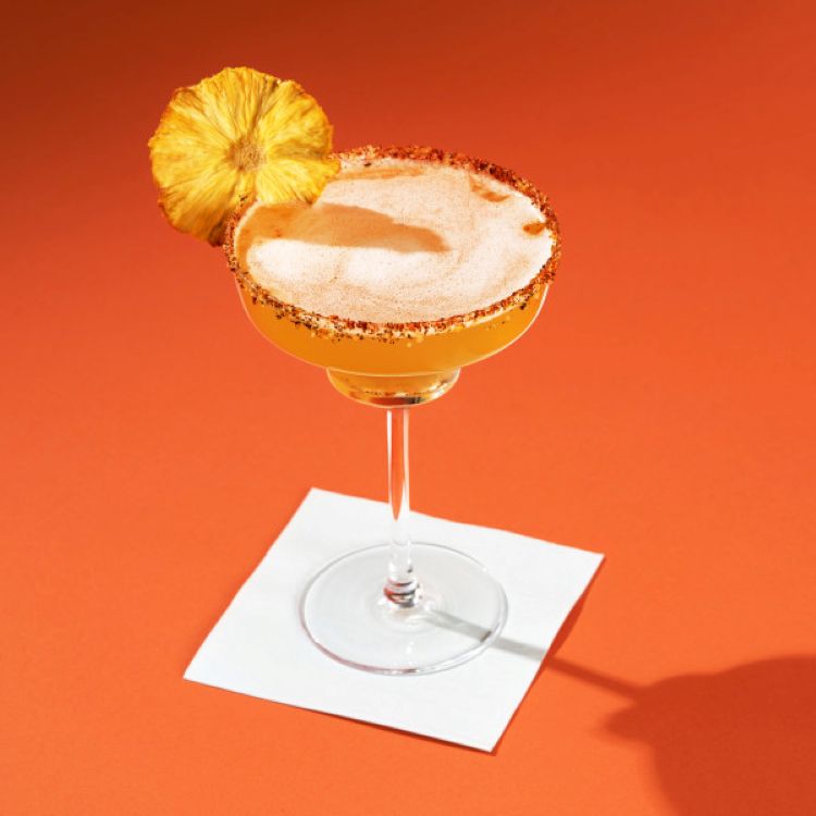 Viski® Angled Crystal Margarita Glass, set of 2 2