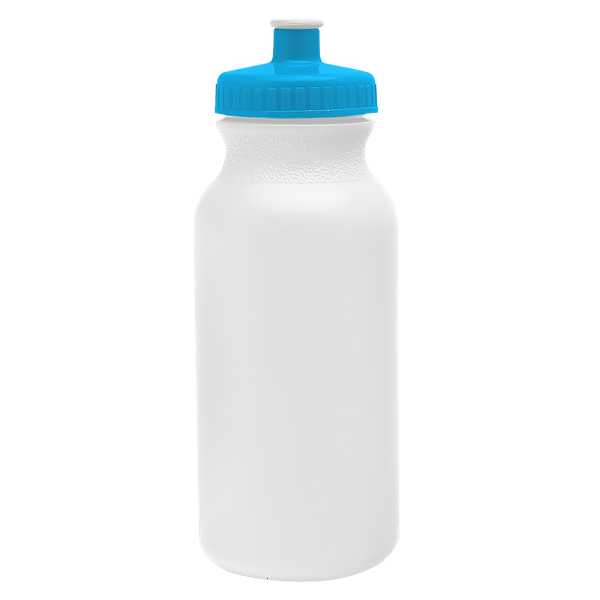 Circuit 20oz Bike Bottle - White w/Push-Pull Lid 22
