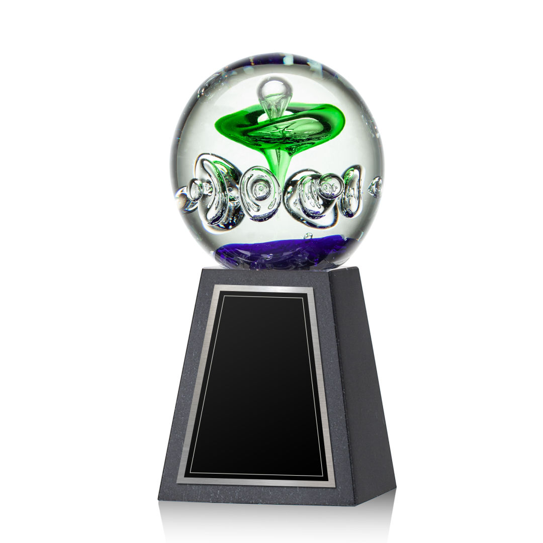 Aquarius Award on Tall Marble Base 4