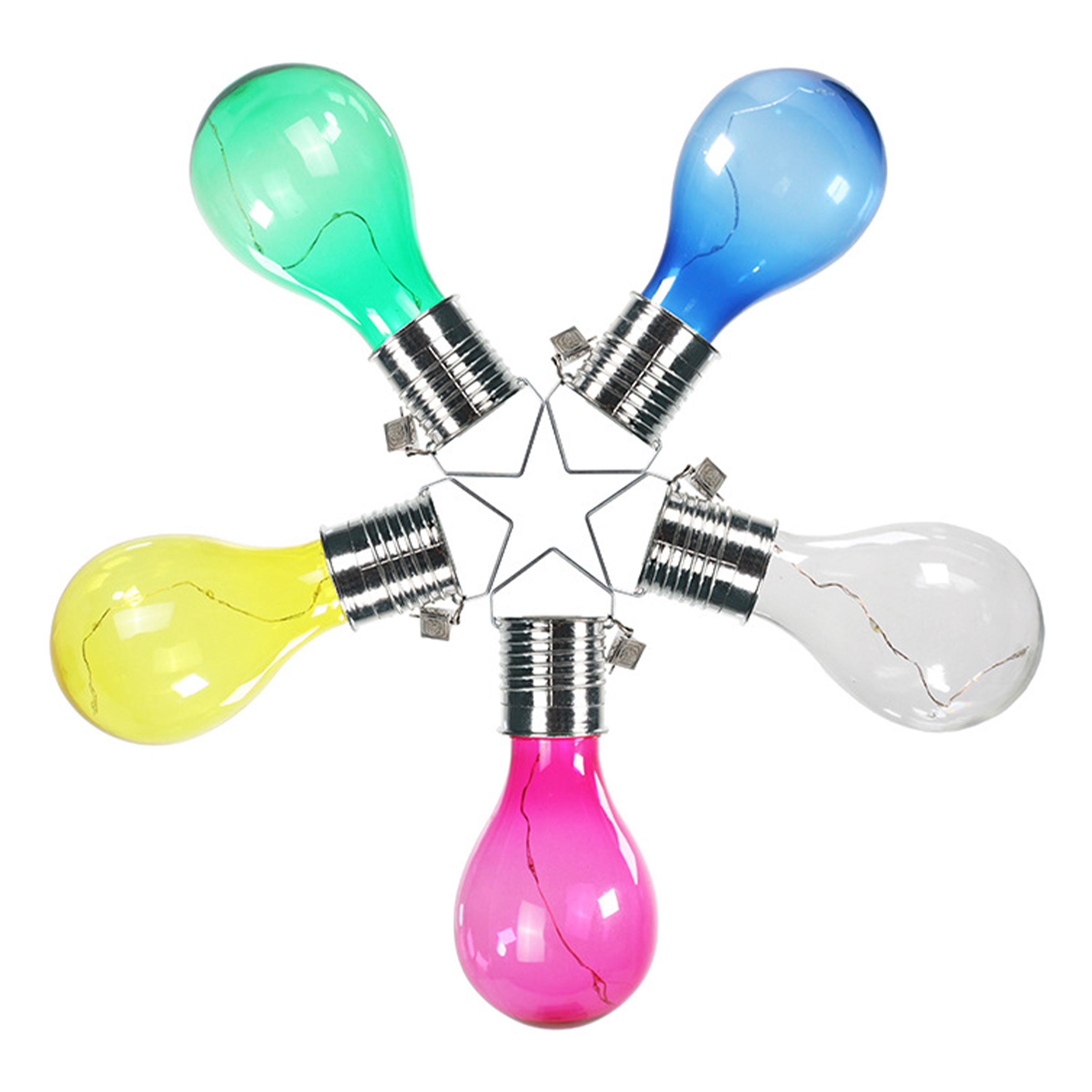 Plastic Outdoor Solar Light Bulb 5