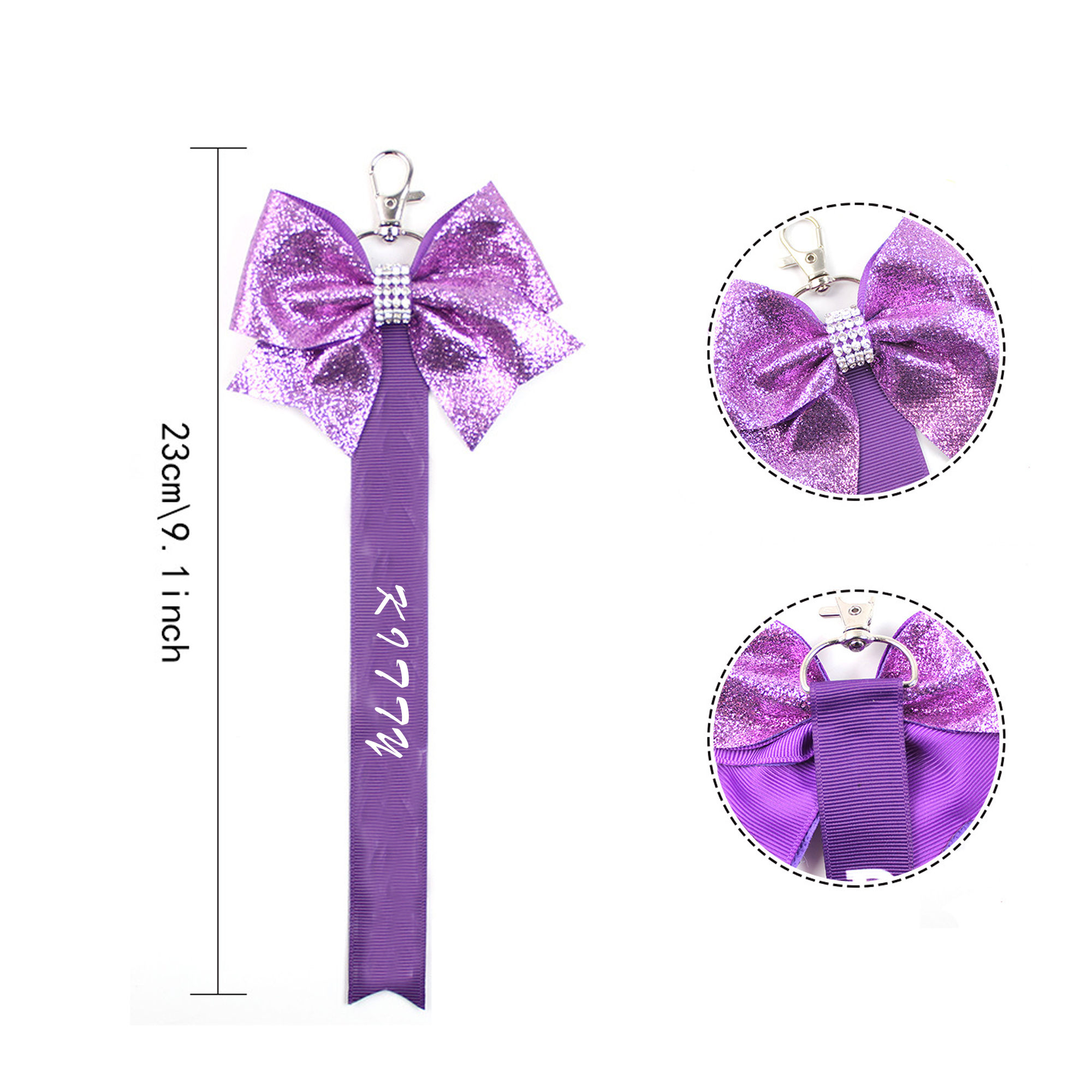 Keychain with Bowknot and Ribbon 5