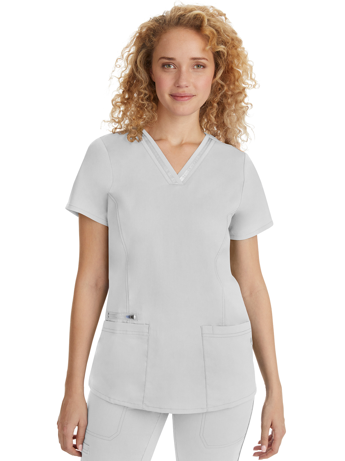 Healing Hands - HH Purple Label - Women's 3-Pocket Jasmin Ribbon Trim Top 22