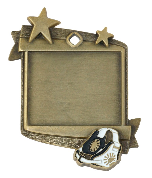 Wrestling Frame Medal - Discontinued 1