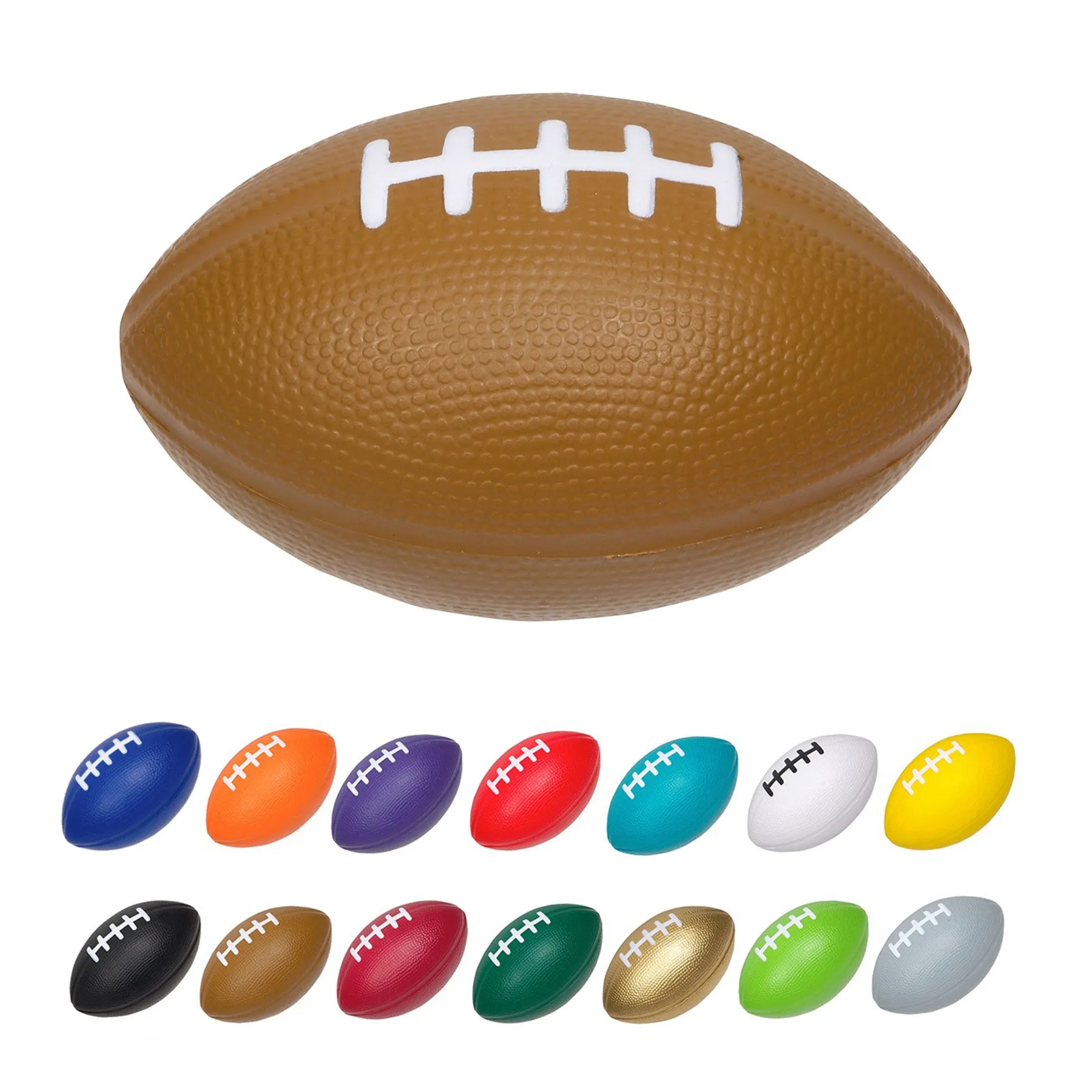 Rugby Shaped Polyurethane Stress Reliever 1