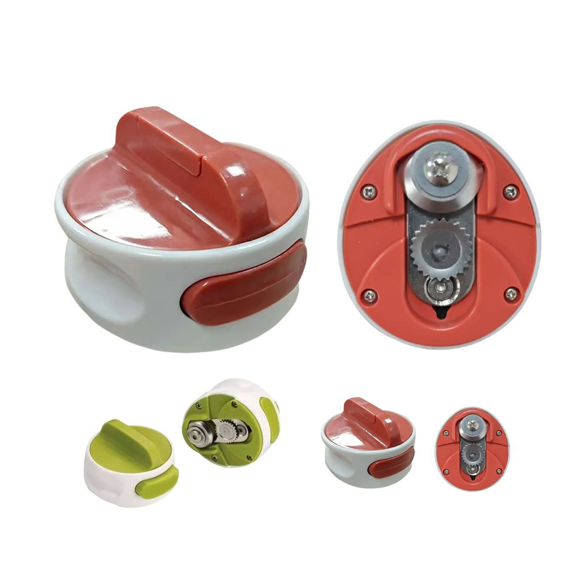 Compact ABS Can Opener with Sharp Stainless Steel Blade 5