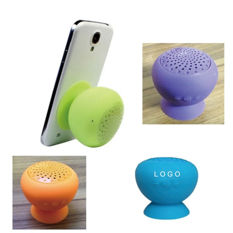 Silicone Bluetooth Speaker With Phone Stand 1