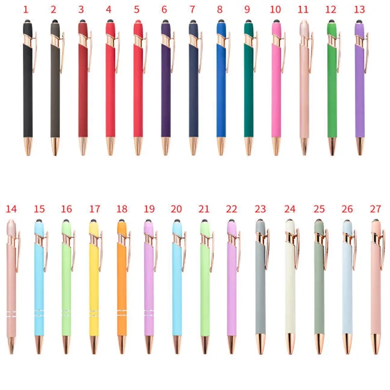 ELLIPSE SOFTY STYLUS PEN WITH ROSE GOLD TRIM 6