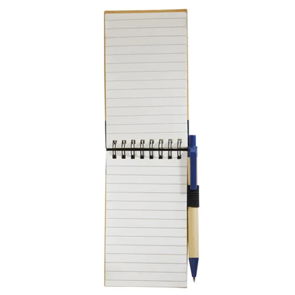 Recycled Spiral Jotter with Pen - 4X5 6