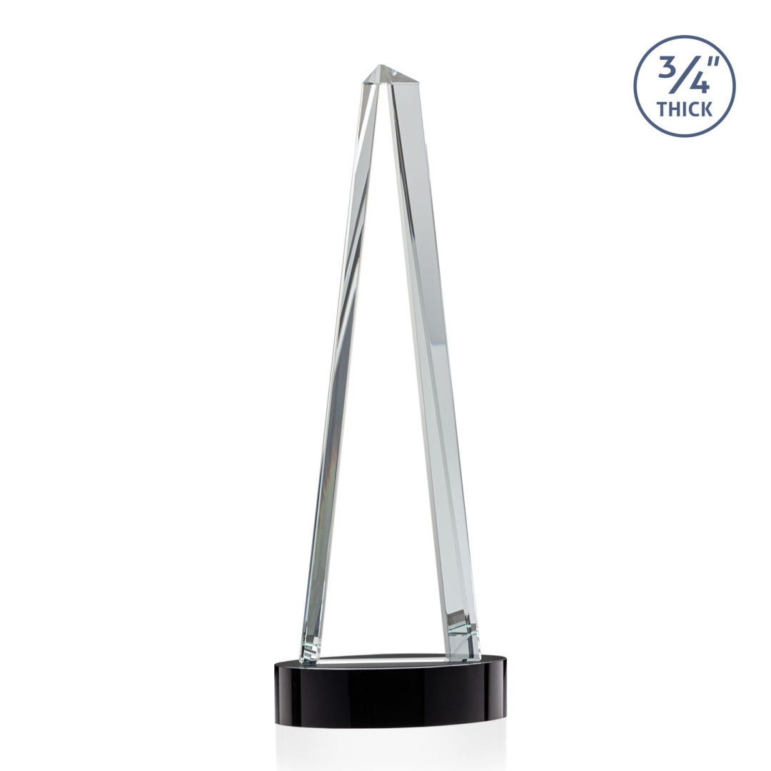 Majestic Tower Award on Alberton Base - Black 2