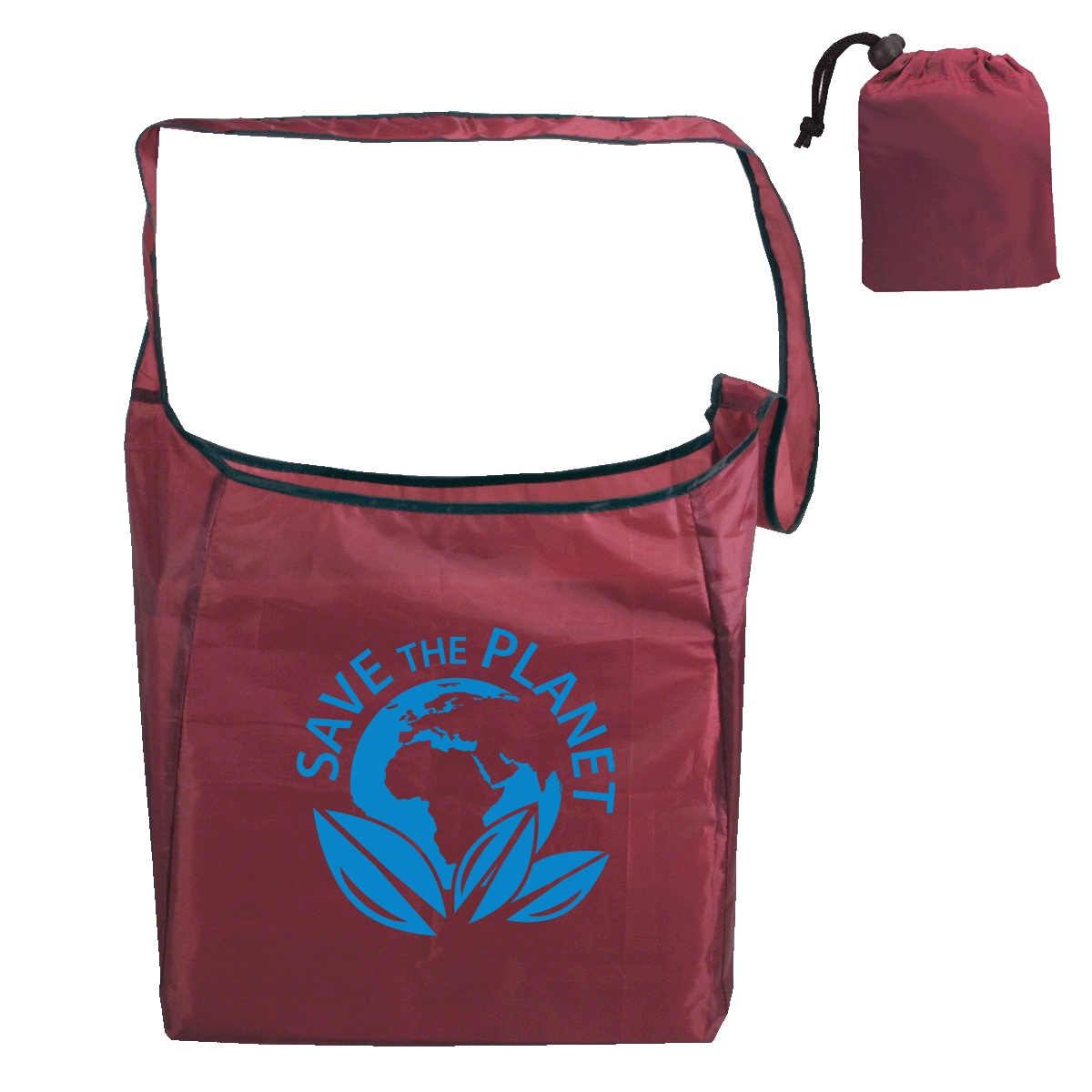 RPET Fold-Away Sling Bag 18