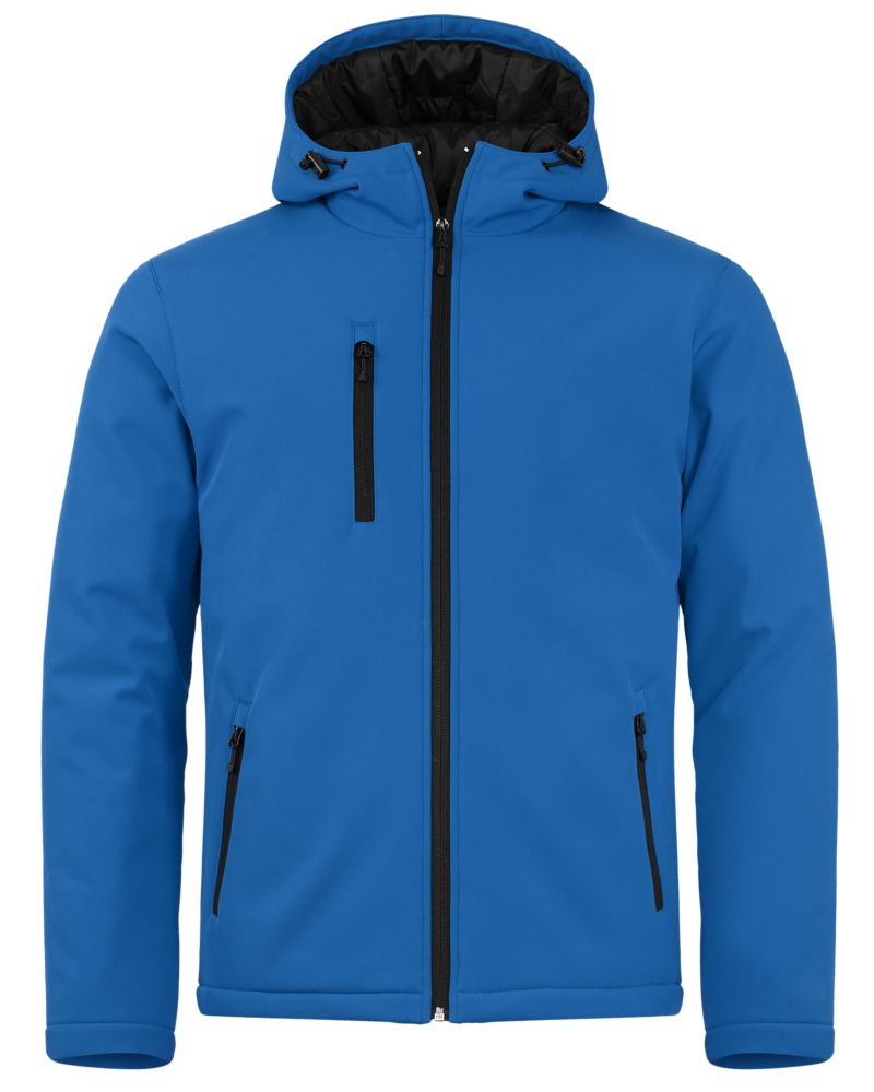 Clique Equinox Insulated Softshell Mens Full Zip Hooded Jacket 18