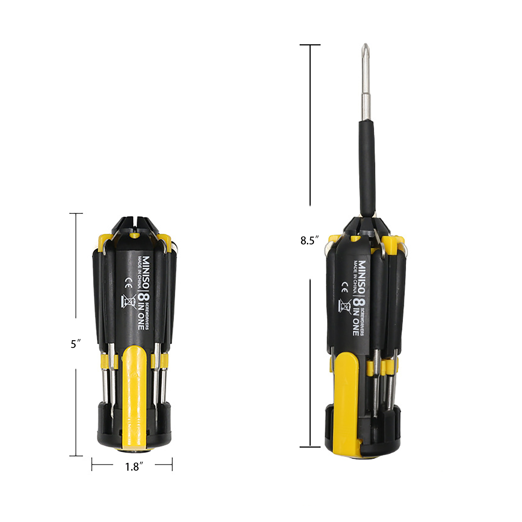 8 in 1 Screwdriver with Flashlight 3