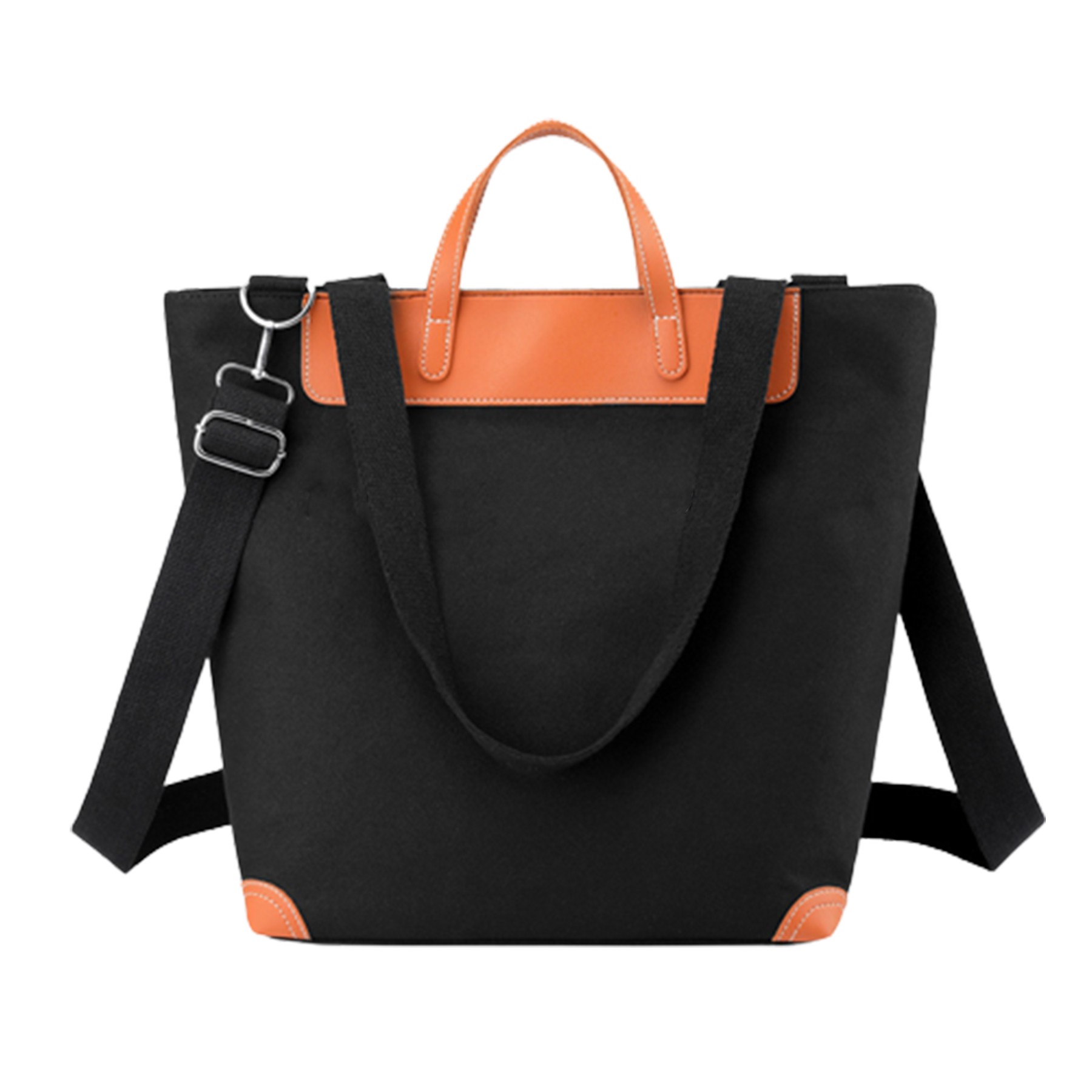 Tote Canvas Shoulder Boat Bag W/ Interior Pocket, custom tote bag with logo imprint 4