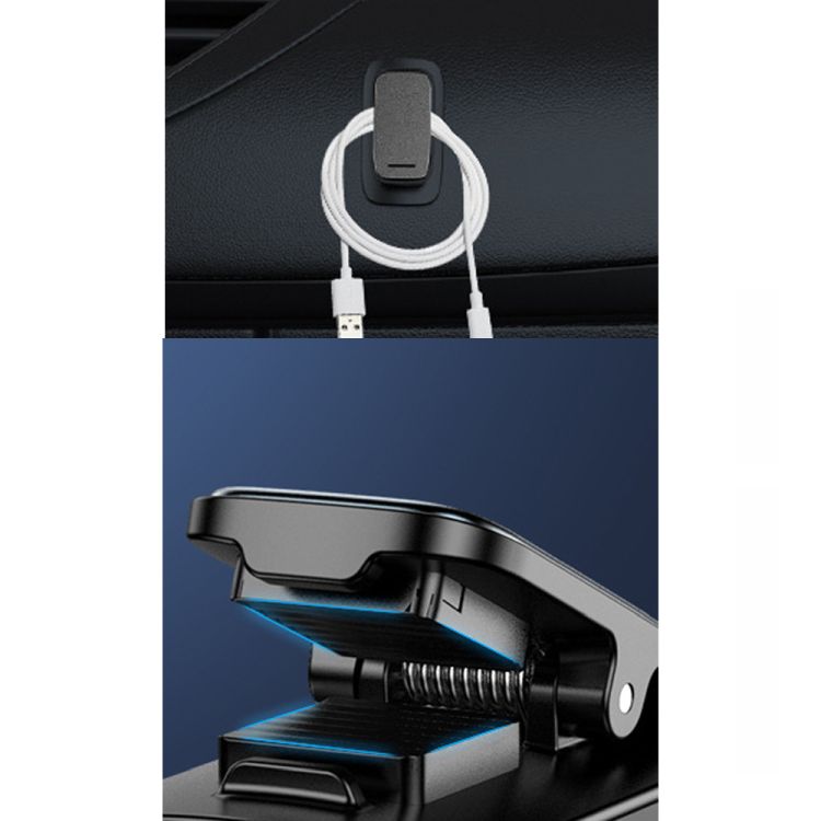 Adhesive car sunglasses holder 1