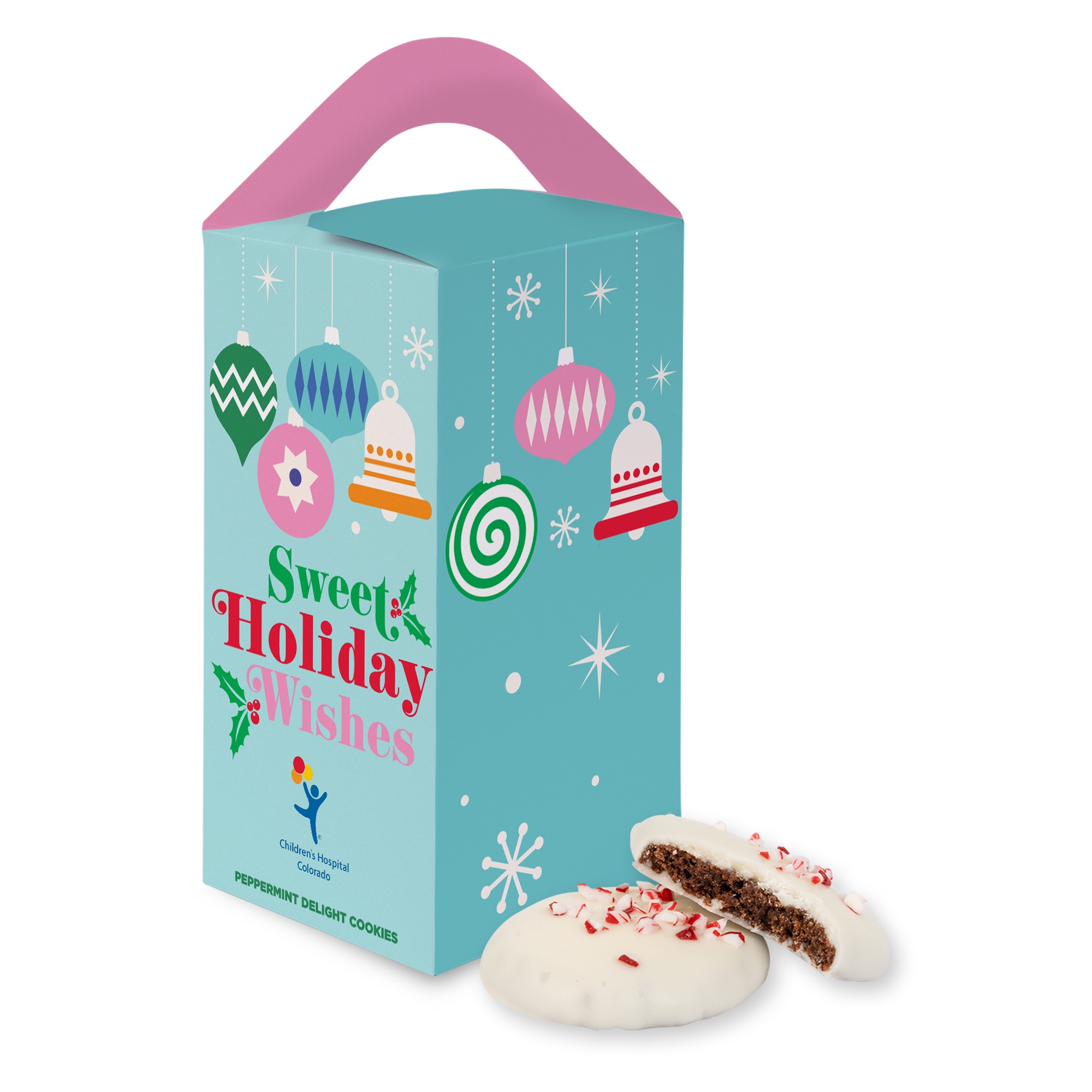 Peppermint Delight Cookies in Tote Box 1