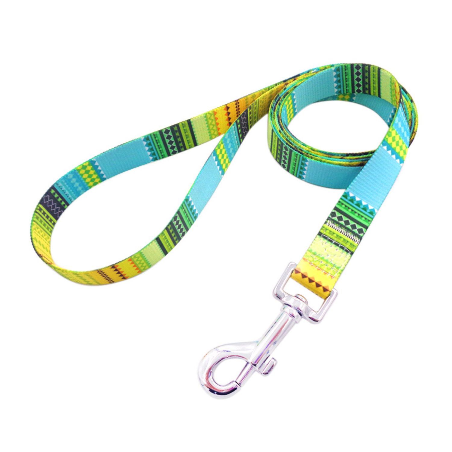 1"W x 72"L Polyester Pet Leash Sublimation w/ Metal Carabiner 5