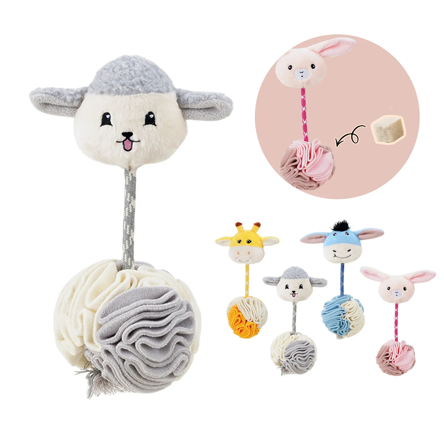 Pet Dog Teeth Hide Food Toys 2