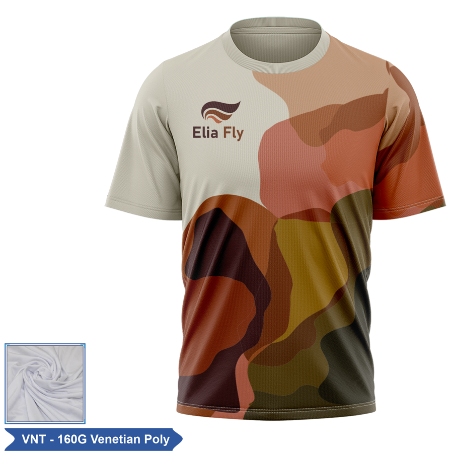 Unisex & Kids Sublimation Venetian Short Slv Tee - Economy 3