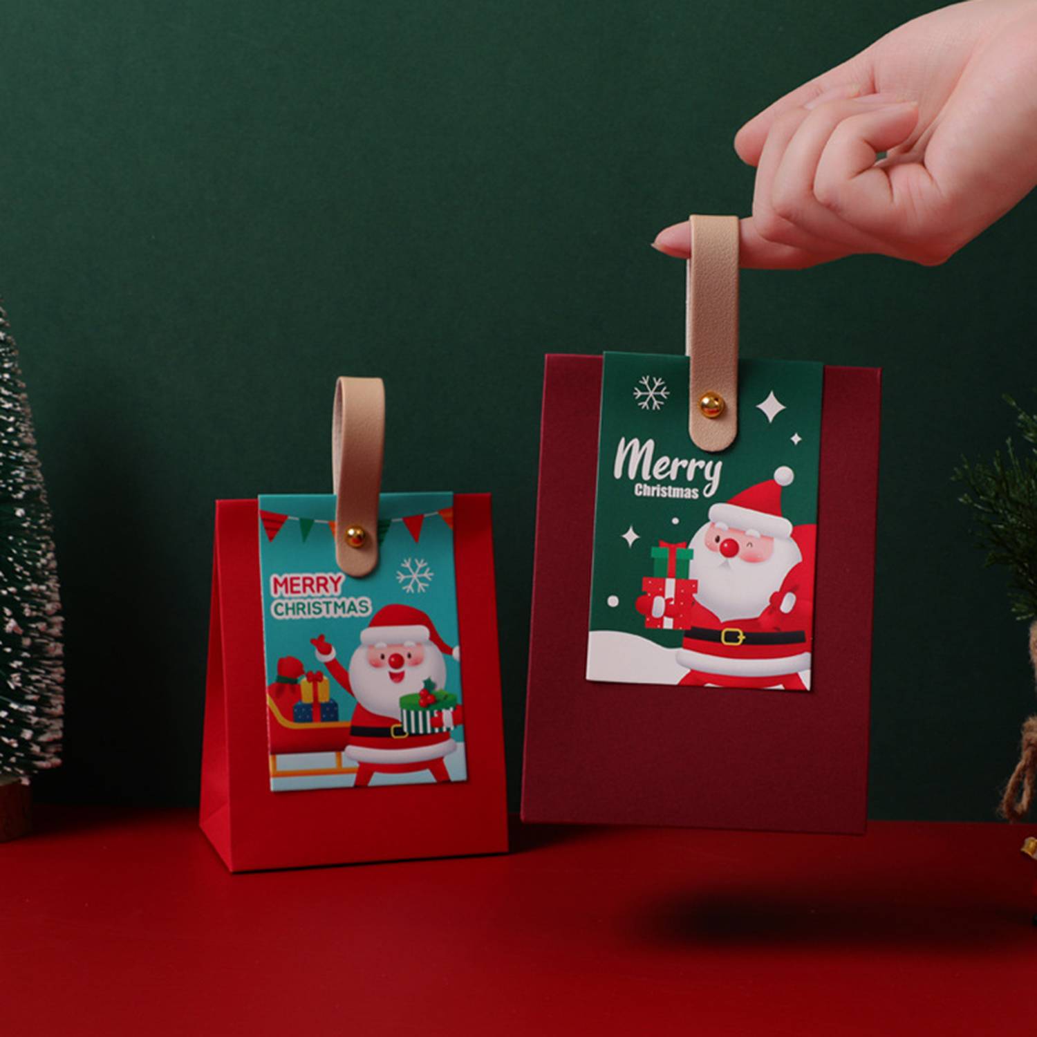 Christmas Gift Bags Party Favor Boxes 4