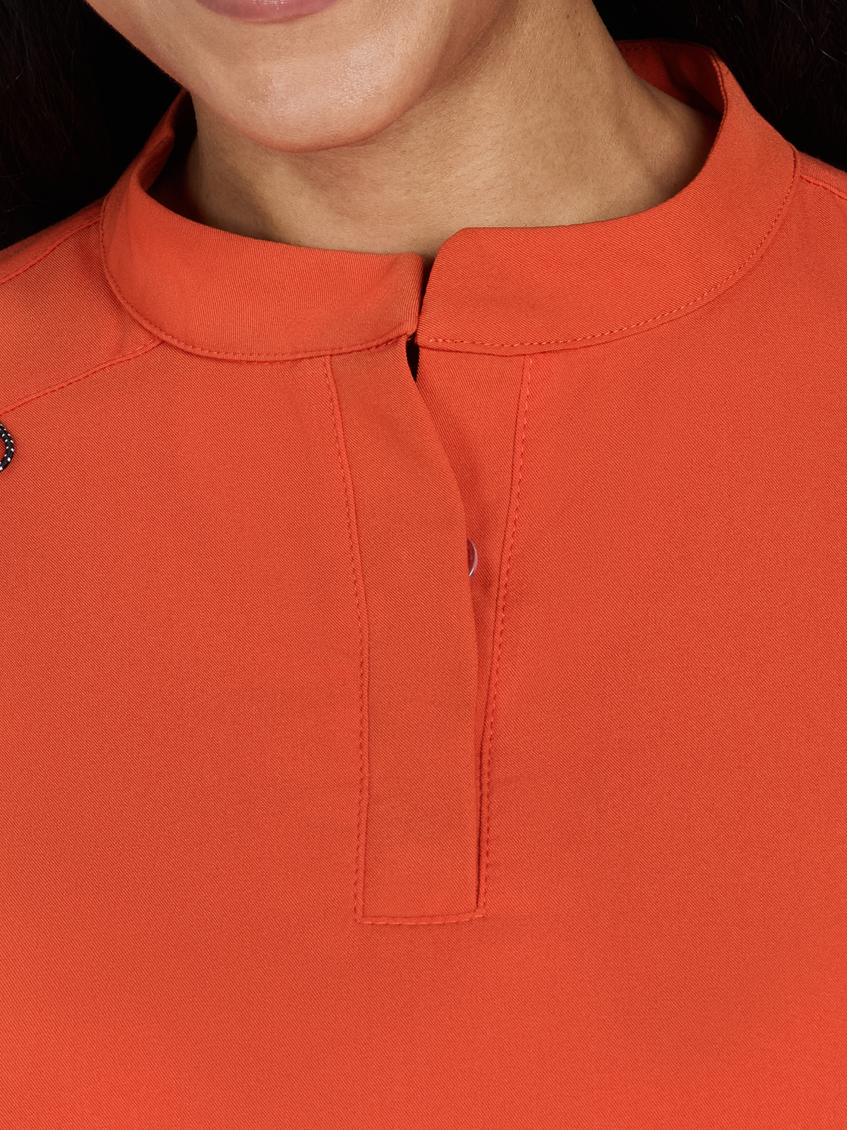 koi - Next Gen - Womens Two-Pocket Button Closure Scrub Top 16